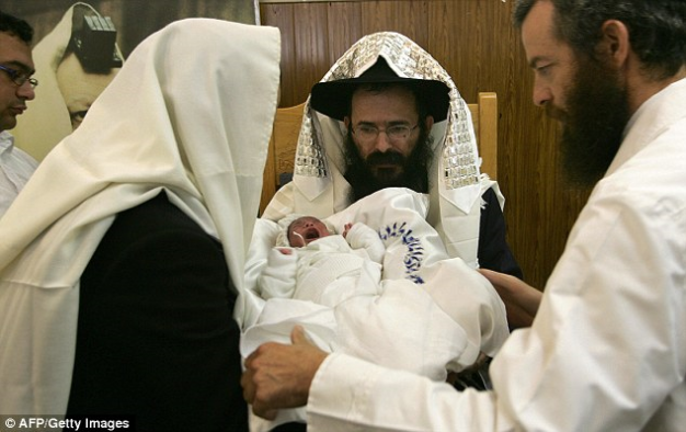 The ultra-Orthodox practice of metzitzah b'peh requires a practitioner to orally suck the baby's penis to 'cleanse' the open wound following its circumcision.